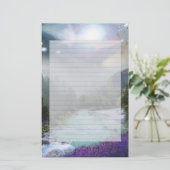 Fantastische Schilderachtig Natuur Briefpapier (Staand voorkant)