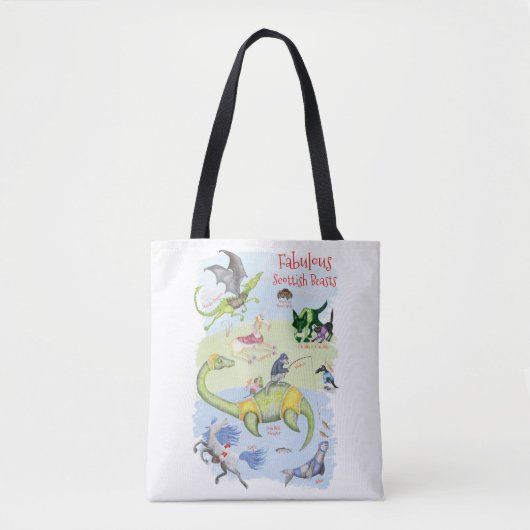 Fantastische Schotse Beasts boodschappentas Tote Bag