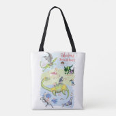 Fantastische Schotse Beasts boodschappentas Tote Bag (Achterkant)