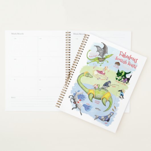 Fantastische Schotse Beesten planner (Display)