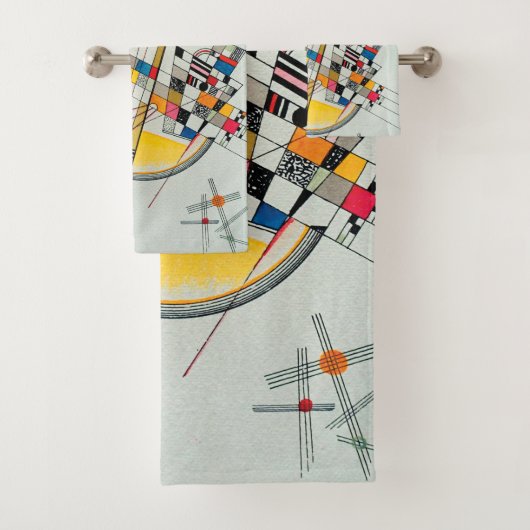Fantastische spanning van Wassily Kandinsky Bad Handdoek (Insitu)