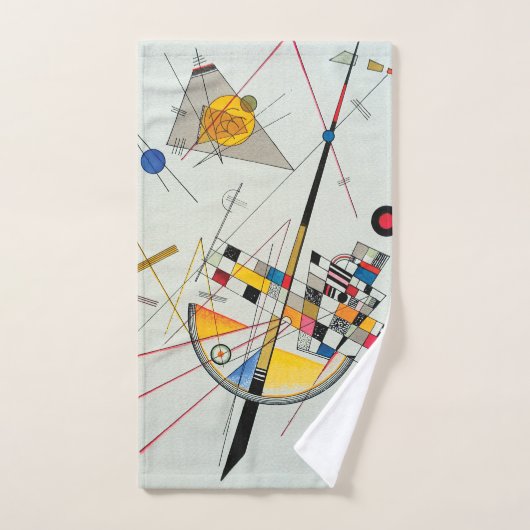 Fantastische spanning van Wassily Kandinsky Bad Handdoek (Handdoek)