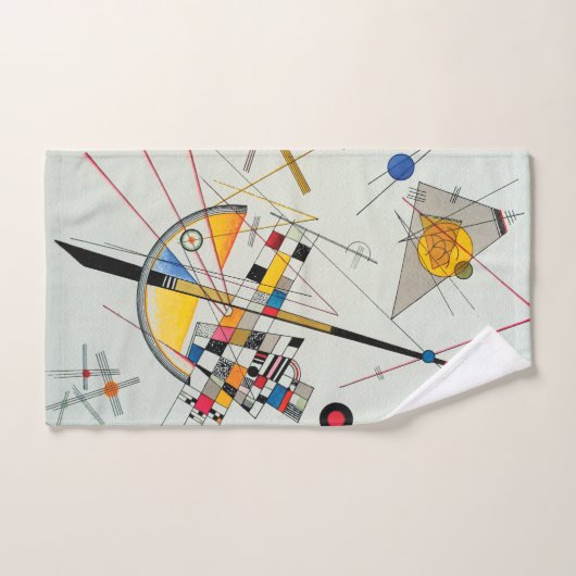 Fantastische spanning van Wassily Kandinsky Bad Handdoek (Handdoek)