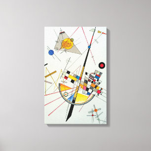 Fantastische spanning van Wassily Kandinsky Canvas Afdruk