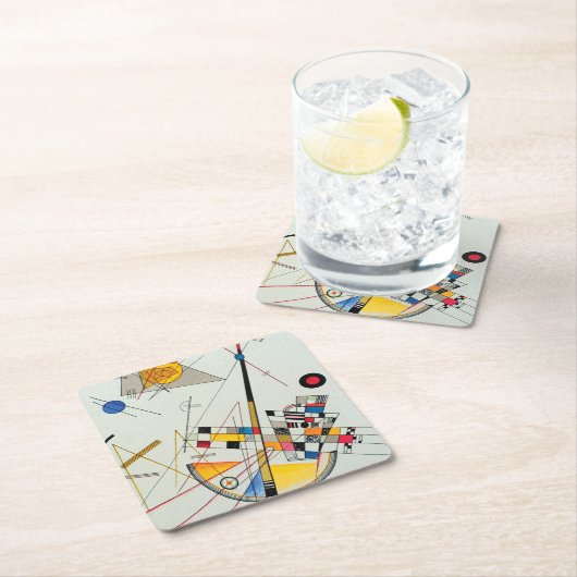 Fantastische spanning van Wassily Kandinsky Kartonnen Onderzetters (Insitu)