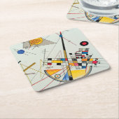 Fantastische spanning van Wassily Kandinsky Kartonnen Onderzetters (Schuin)