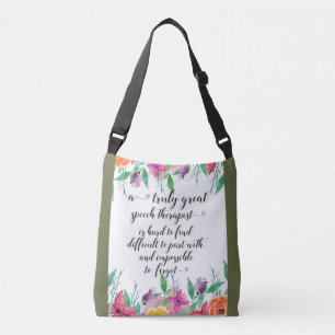 Fantastische spraaktherapeut bedankt SLP Crossbody Tas