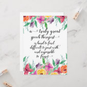 Fantastische spraaktherapeut bedankt SLP Kaart (Voorkant / Achterkant in situ)