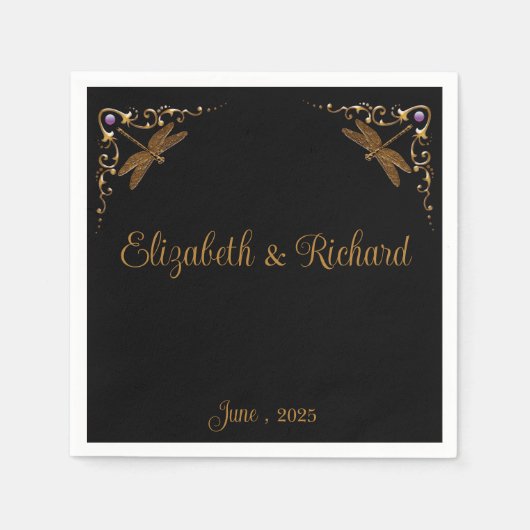 Fantastische Sprookjeshuwelijk Servet (Voorkant)