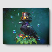 Fantastische steampunk kraai gastenboek (Achterkant)