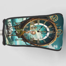 Fantastische steampunk zee klok golfheadcover