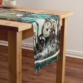 Fantastische steampunk zee klok korte tafelloper (Voorbeeld)