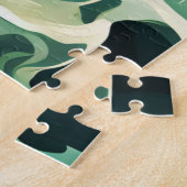 Fantastische steampunk zee klok legpuzzel (Zijkant)