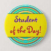 Fantastische "Student van de Dag!" Button (Voorkant)