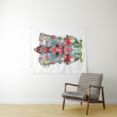 Fantastische symmetrische kunst wandkleed (In Situ (horizontaal))