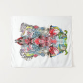 Fantastische symmetrische kunst wandkleed (Voorkant (horizontaal))
