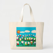 Fantastische tandheelkundige kunstgeschenken grote tote bag (Voorkant)