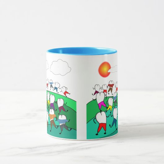 Fantastische tandheelkundige kunstgeschenken mok (Midden)