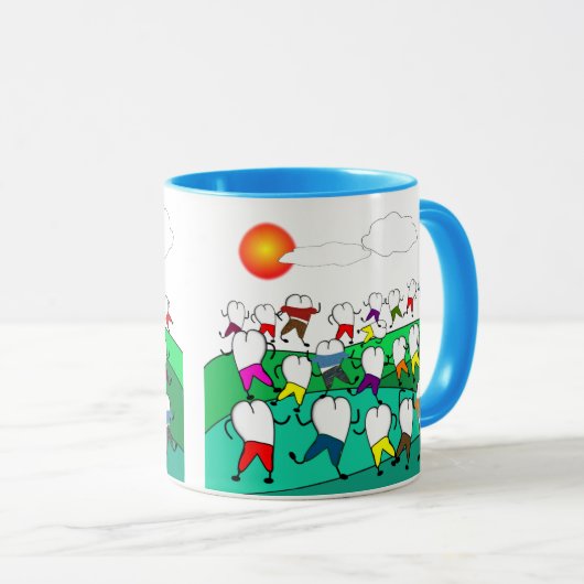 Fantastische tandheelkundige kunstgeschenken mok (Voorkant rechts)