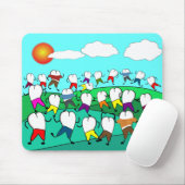 Fantastische tandheelkundige kunstgeschenken muismat (Met muis)