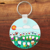 Fantastische tandheelkundige kunstgeschenken sleutelhanger (Voorkant)