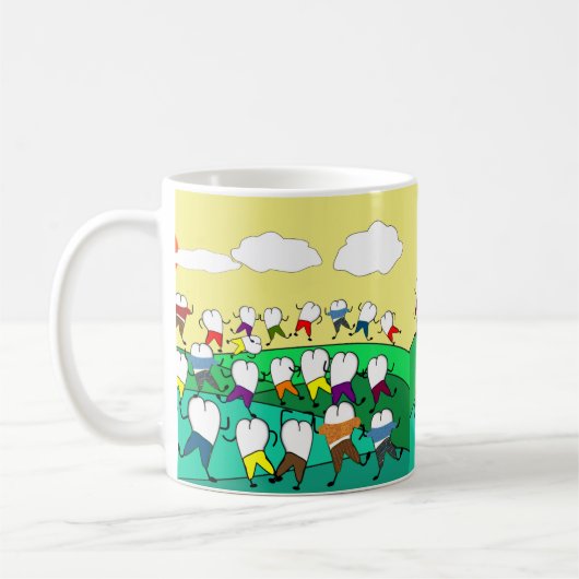 Fantastische tandheelkunst koffiemok (Links)