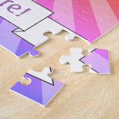 Fantastische tante Butterfly Gift Ideeën Legpuzzel (Zijkant)