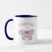 Fantastische tante Butterfly Gift Ideeën Mok (Links)