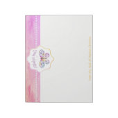 Fantastische tante Butterfly Gift Ideeën Notitieblok (Linkerzijde)