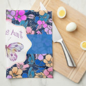 Fantastische tante vlinder cadeau theedoek (Quarter Fold)