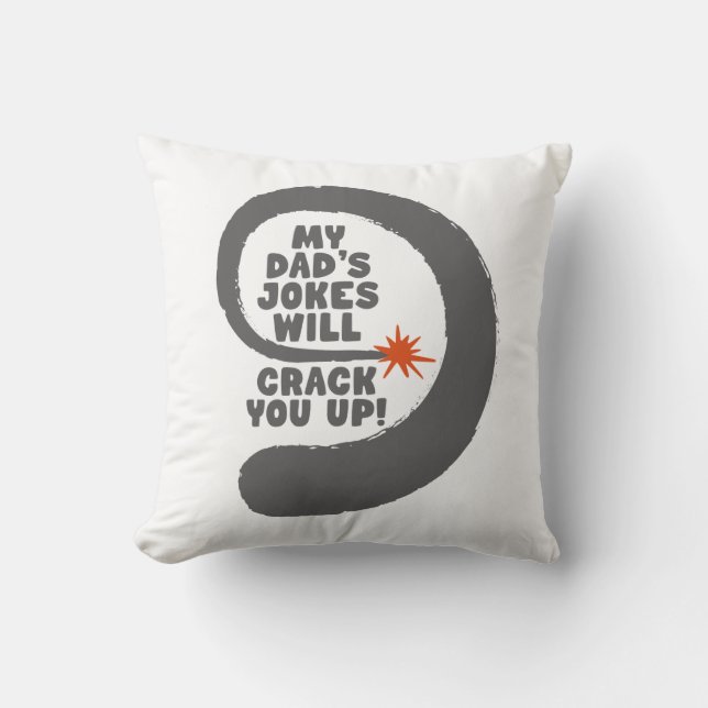 Fantastische tekst De okes van mijn vader zullen j Kussen (Voorkant)