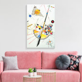 Fantastische tensie door Wassily Kandinsky Canvas Afdruk (Insitu (Woonkamer))