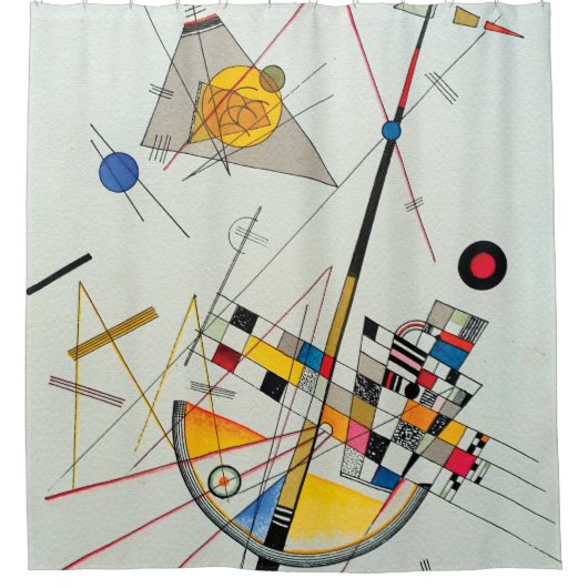 Fantastische tensie door Wassily Kandinsky Douchegordijn (Voorkant)