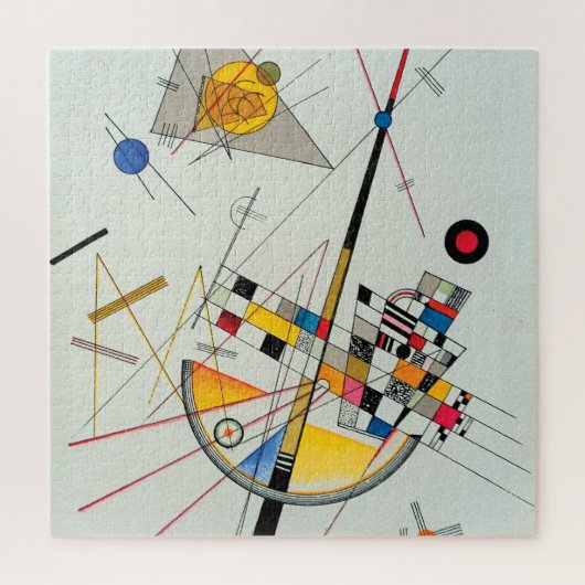 Fantastische tensie door Wassily Kandinsky Legpuzzel (Verticaal)