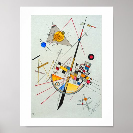 Fantastische tensie door Wassily Kandinsky Poster (Voorkant)