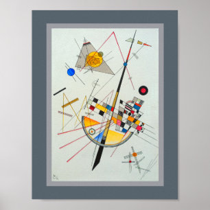 Fantastische tensie door Wassily Kandinsky Poster