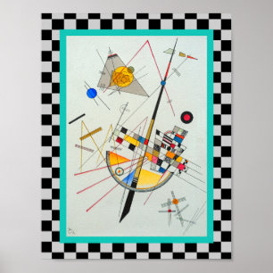 Fantastische tensie door Wassily Kandinsky Poster