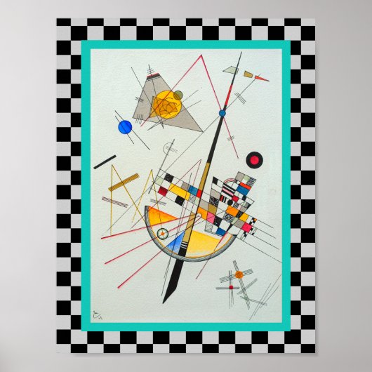 Fantastische tensie door Wassily Kandinsky Poster (Voorkant)