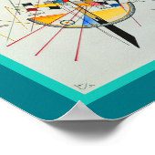 Fantastische tensie door Wassily Kandinsky Poster (Hoek)