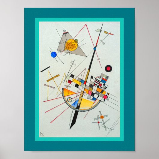 Fantastische tensie door Wassily Kandinsky Poster (Voorkant)