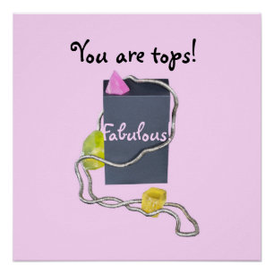 Fantastische Topjes Paarse award voor BEST! Perfect Poster