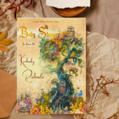 Fantastische Tuin Baby Shower Uitnodiging