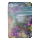 Fantastische tuin met bloemen en kalkwaterval badmat (Voorkant Verticaal)