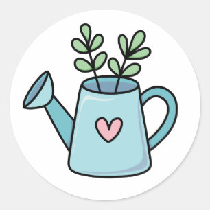 Fantastische Tuin Mooie Gieter Ronde Sticker