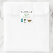 Fantastische "Uit mijn keuken" sticker sjabloon (Tas)