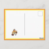 Fantastische vaccinatie Funny Cartoon Octopus Briefkaart (Achterkant)