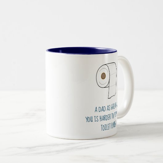 Fantastische vader Funny Gift Fathers Day van Son  Tweekleurige Koffiemok (Voorkant rechts)