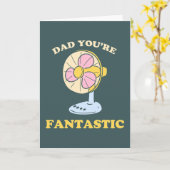 Fantastische Vaderdag pap Kaart (Gele Bloem)