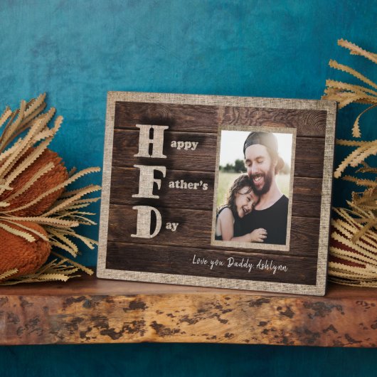 Fantastische Vaderdag voor aangepaste fotoserie Fotoplaat (Zijkant)