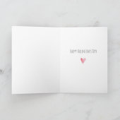 Fantastische Valentijnsdag Waterverf hart Feestdagen Kaart (Binnen)